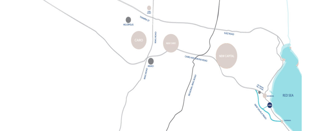  Jura el Galala Ain Sokhna location 