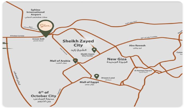 Location of Silva Sheikh Zayed