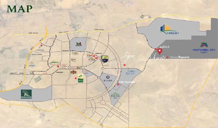 Lavenir Mostakbal City location