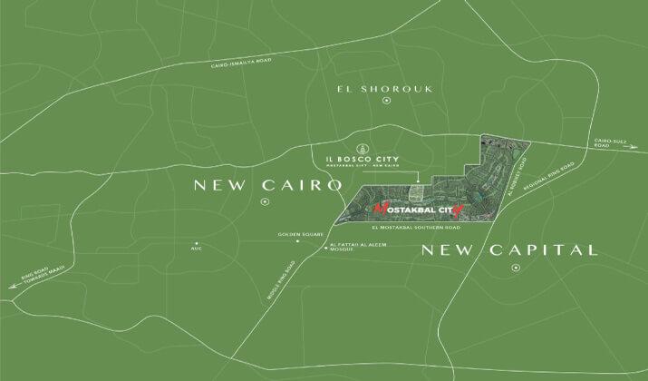 Bosco City New Cairo Location