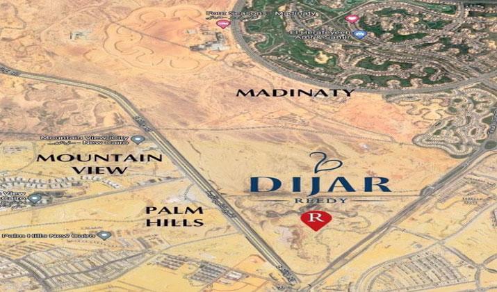 Location of Dijar New Cairo