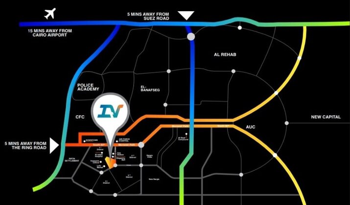 Location of IV Business Park Mall