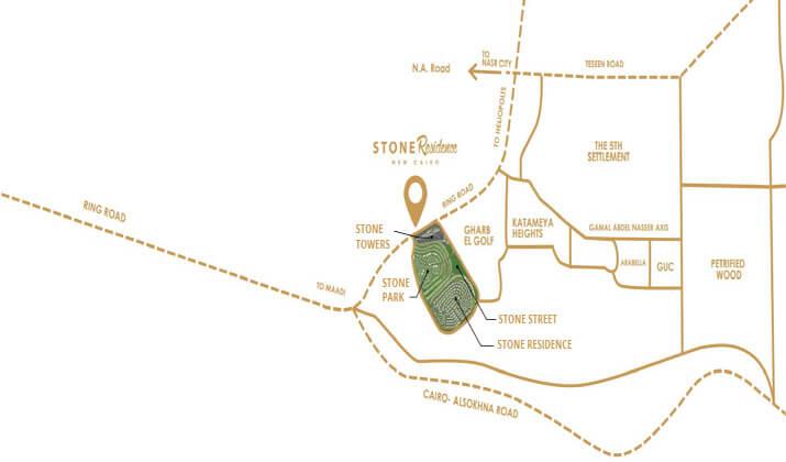 Location of Stone Residence