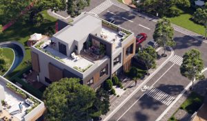 Total area of West Woods 6 October Compound