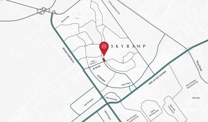 Location of SKY RAMP Compound