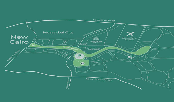 Location of boardwalk New Capital