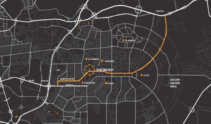 Location of Moray New Cairo Mall
