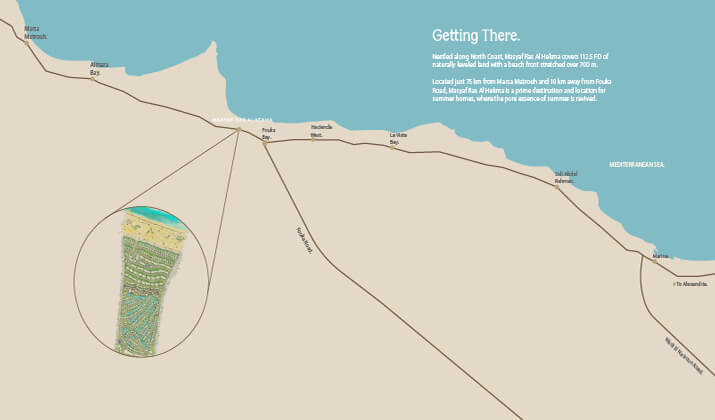 Location of Masyaf North Coast Village
