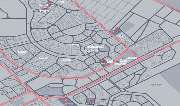 Location of Jedar 6 October