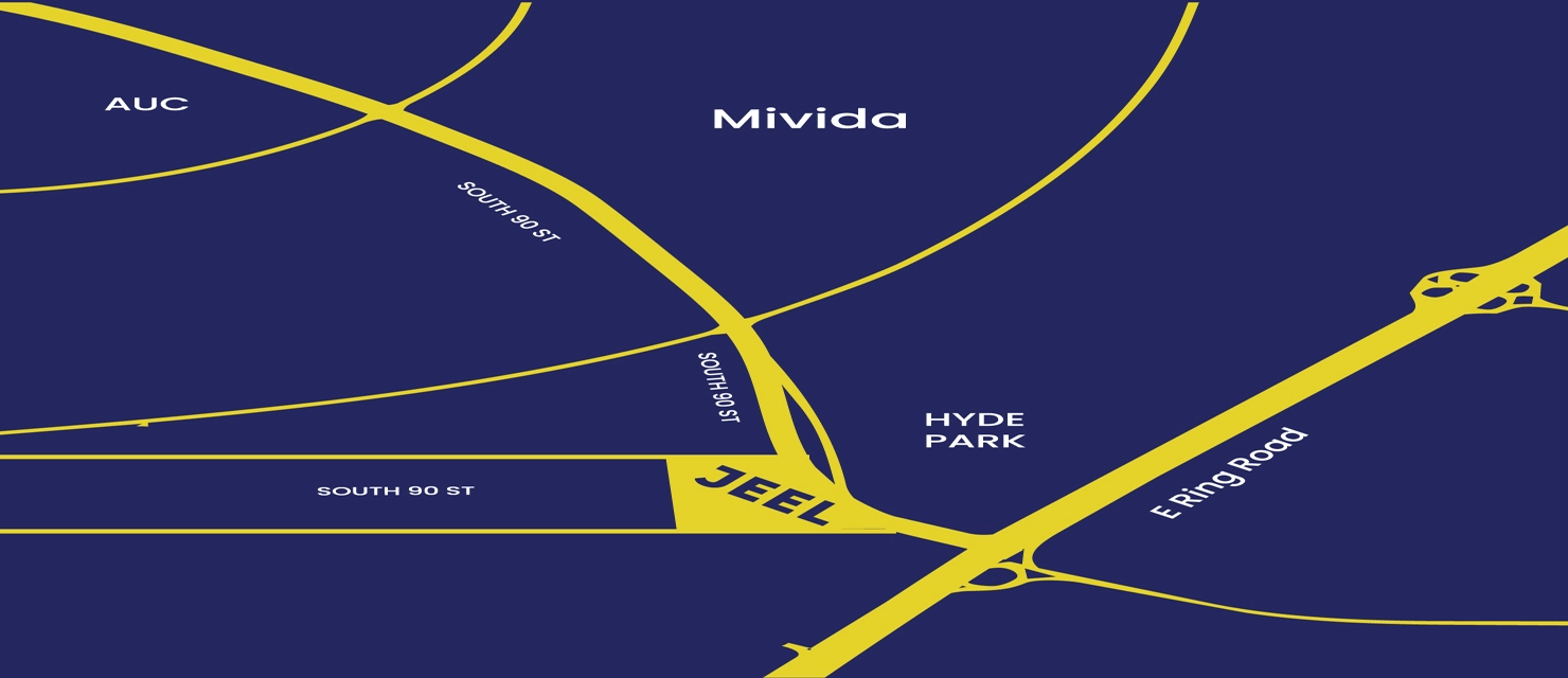 Location of Jeel Plaza 5th Settlement by Arabco