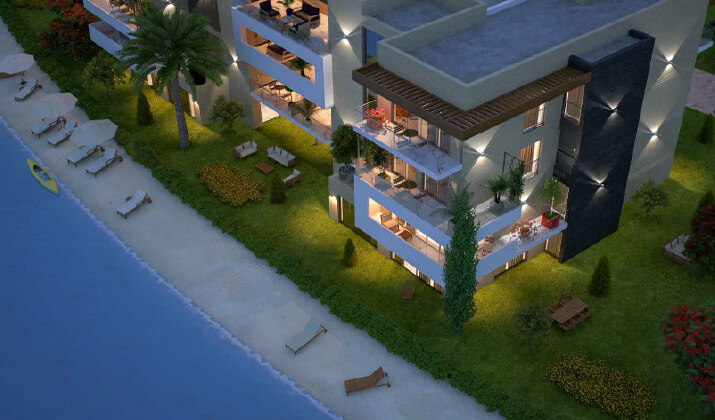 شاليهات للبيع بقرية بو ساندس الساحل