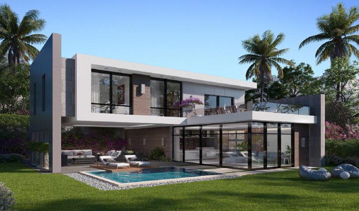 فلل للبيع بقرية جبال العين السخنة