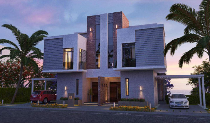 فلل للبيع بقرية ذا جروف السخنة