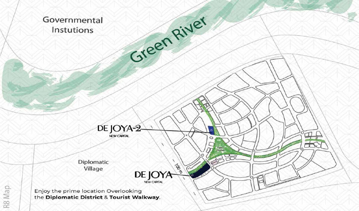 موقع كمبوند دي جويا 2 العاصمة الإدارية الجديدة