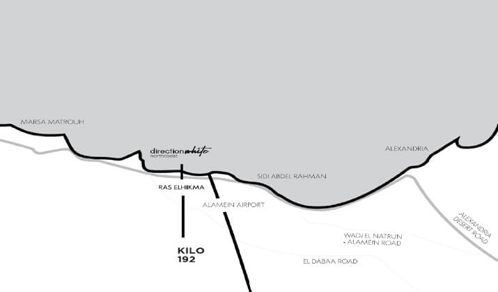 موقع دايركشن وايت الساحل الشمالي Direction White