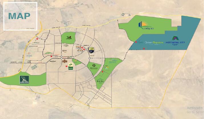 موقع جرين سكوير المستقبل سيتي