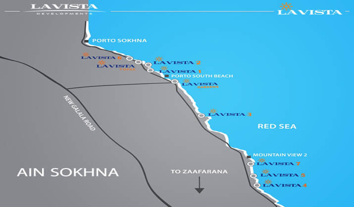 موقع لافيستا توباز العين السخنة La Vista Topaz Ain Sokhna
