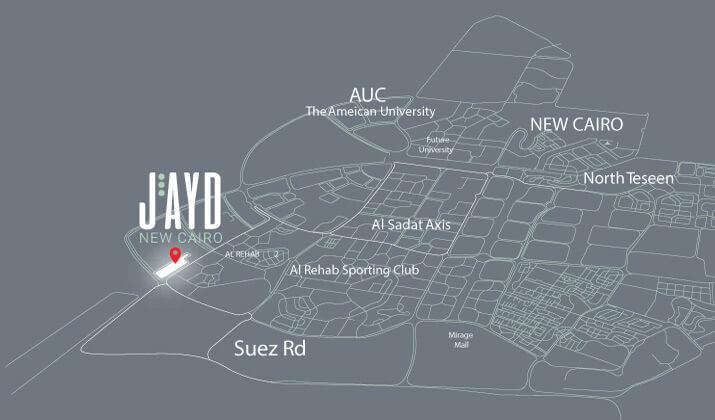 موقع كمبوند جايد القاهرة الجديدة