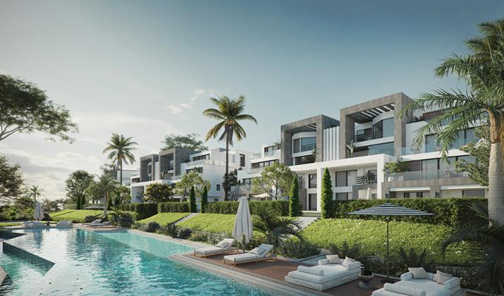 شاليهات للبيع بقرية جبال العين السخنة