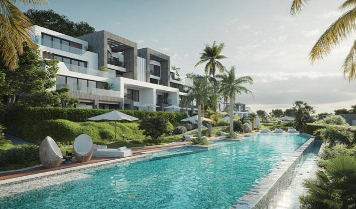 شاليهات للبيع بقرية جبال العين السخنة