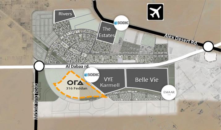 موقع كمبوند سولانا الشيخ زايد Solana Sheikh Zayed