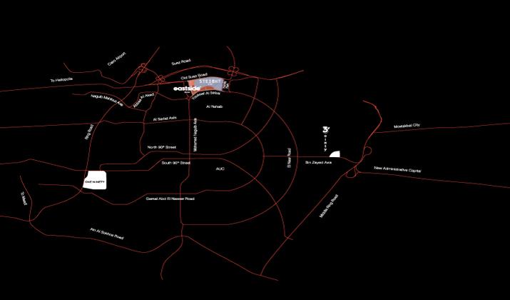 موقع مول ايست سايد القاهرة الجديدة