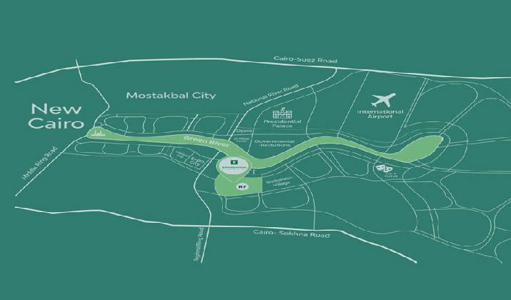 موقع كمبوند بورد ووك العاصمة الادارية الجديدة