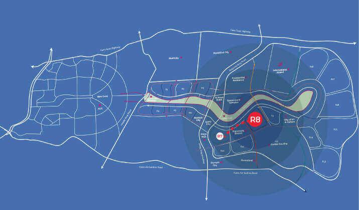موقع كمبوند لوميا ريزيدنس 2 العاصمة الادارية الجديدة