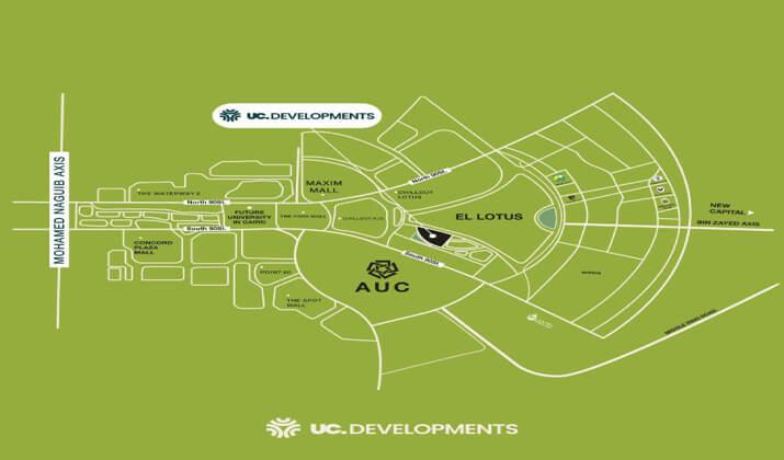 موقع كمبوند ترو القاهرة الجديدة