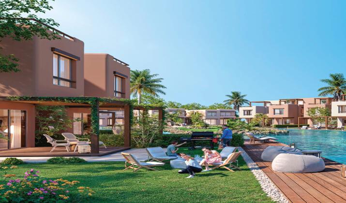 شاليهات للبيع في قرية هاسيندا بلو الساحل الشمالي