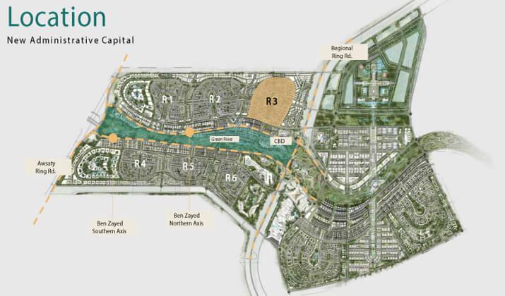 موقع كمبوند جيد بارك العاصمة الادارية الجديدة