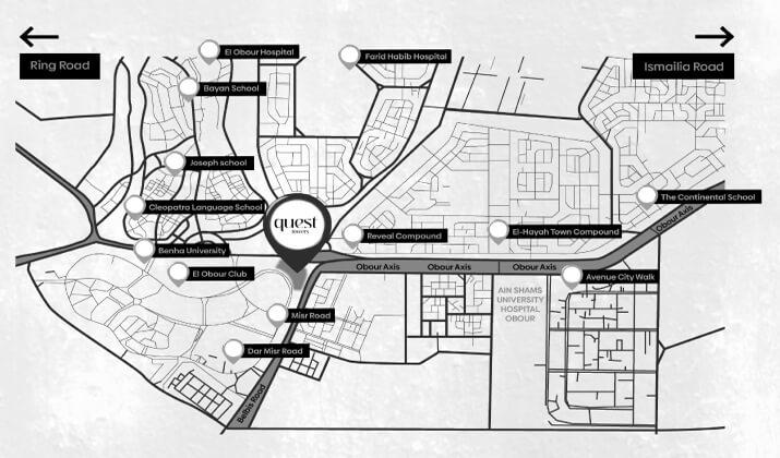 كويست تاورز العبور Quest Towers Obour