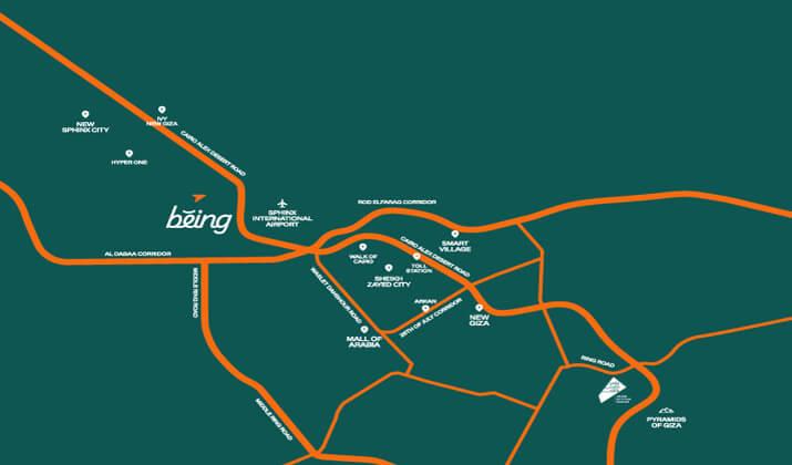 موقع مشروع بيينج زايد الجديدة