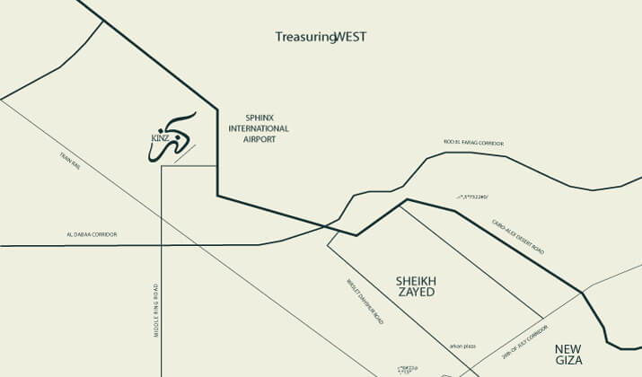 موقع كمبوند كنز زايد الجديدة