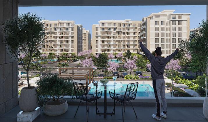 شقق للبيع بكمبوند الباتيو ريفا التجمع السادس