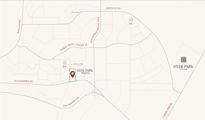 هايد بارك تيراسيز القاهرة الجديدة Hyde Park Terraces